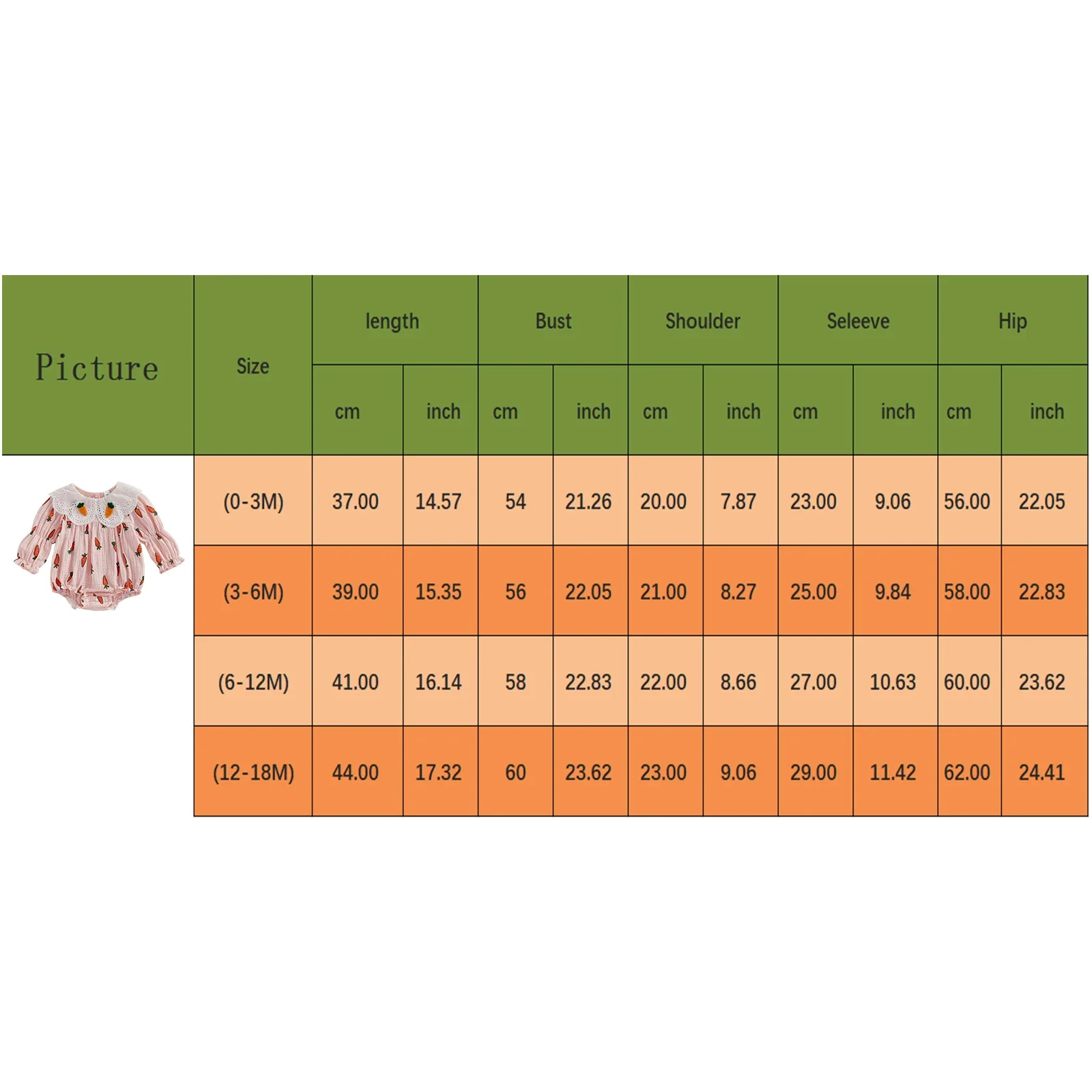 Baby Carrot Romper - Image 5