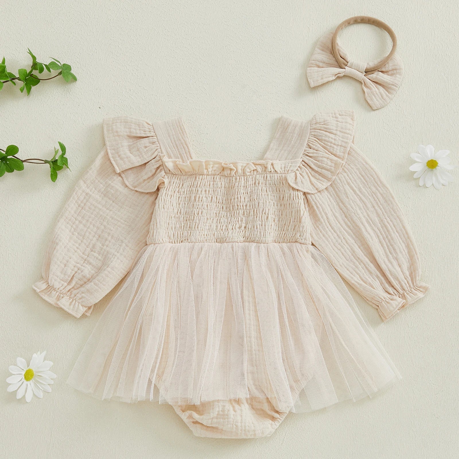 Boho Baby Birthday Romper - Image 6