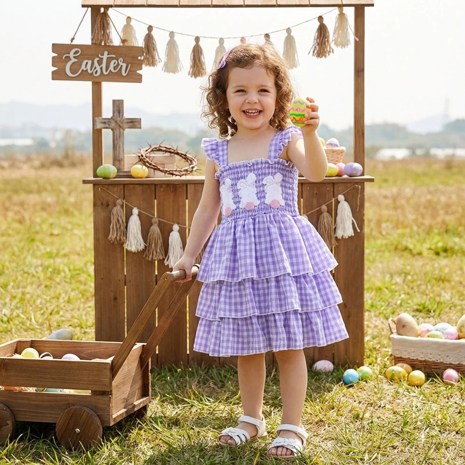 Cotton Tail Ruffle Dress - Image 5
