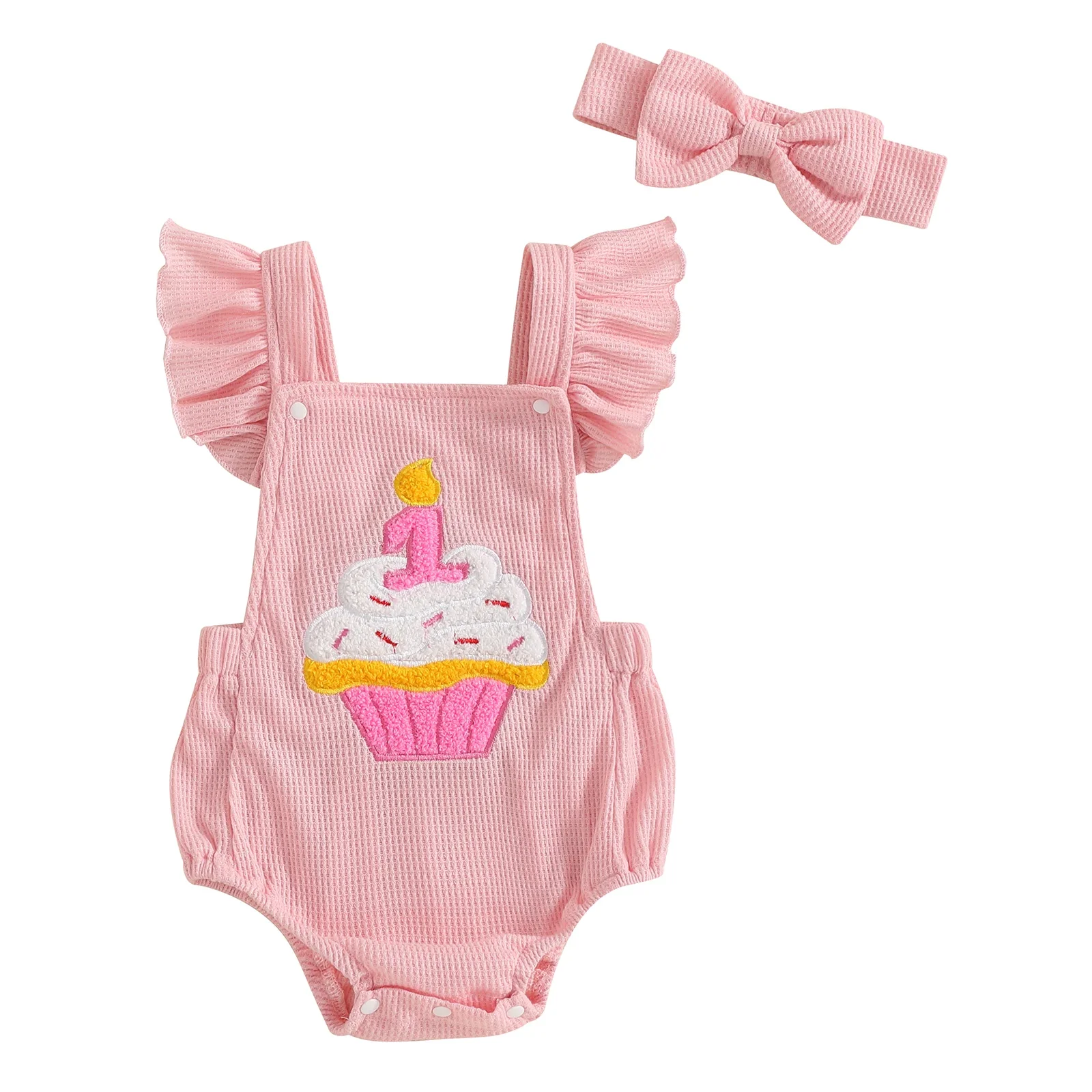 Cupcake Sprinkles Romper - Image 7