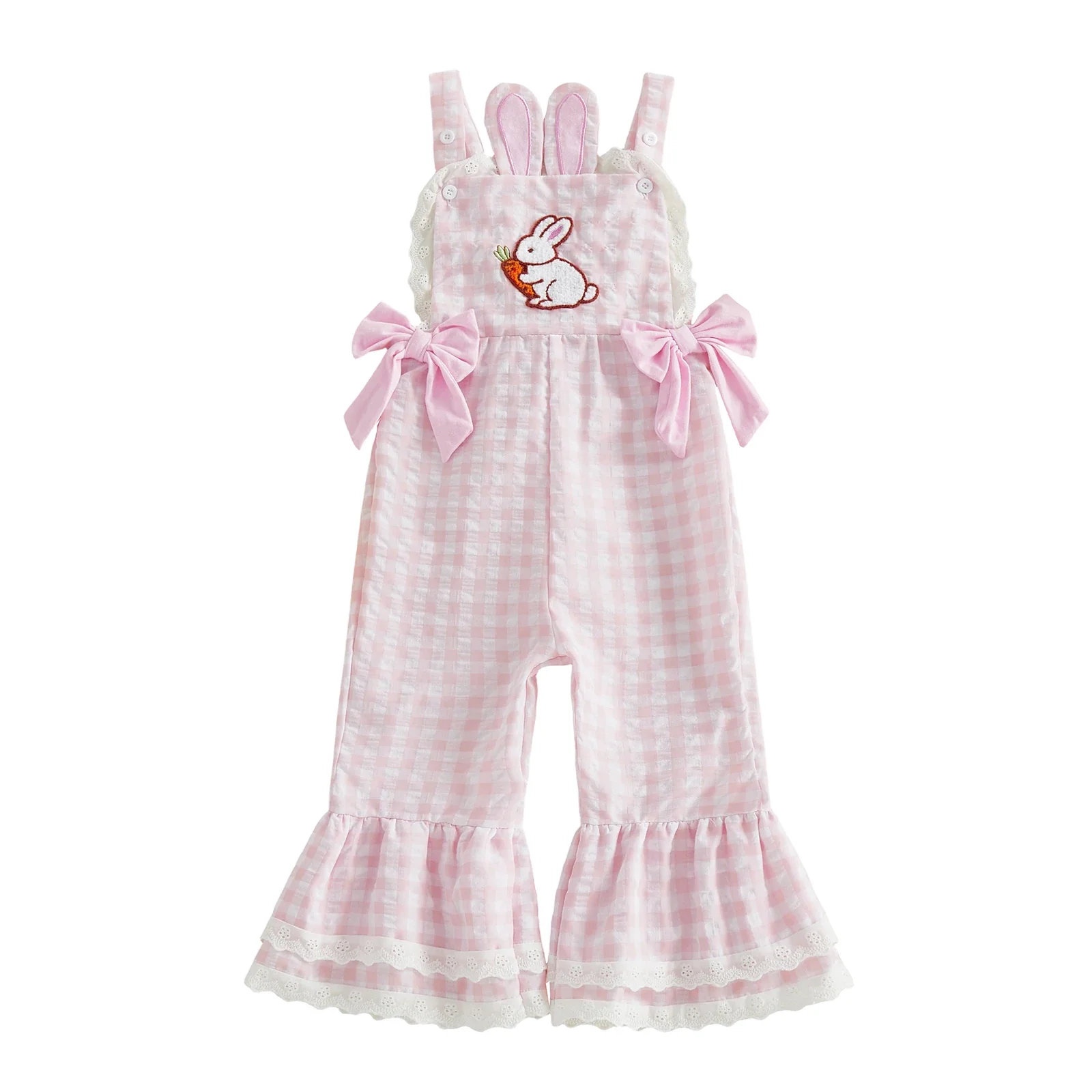 Easter Gingham Overalls - Image 8