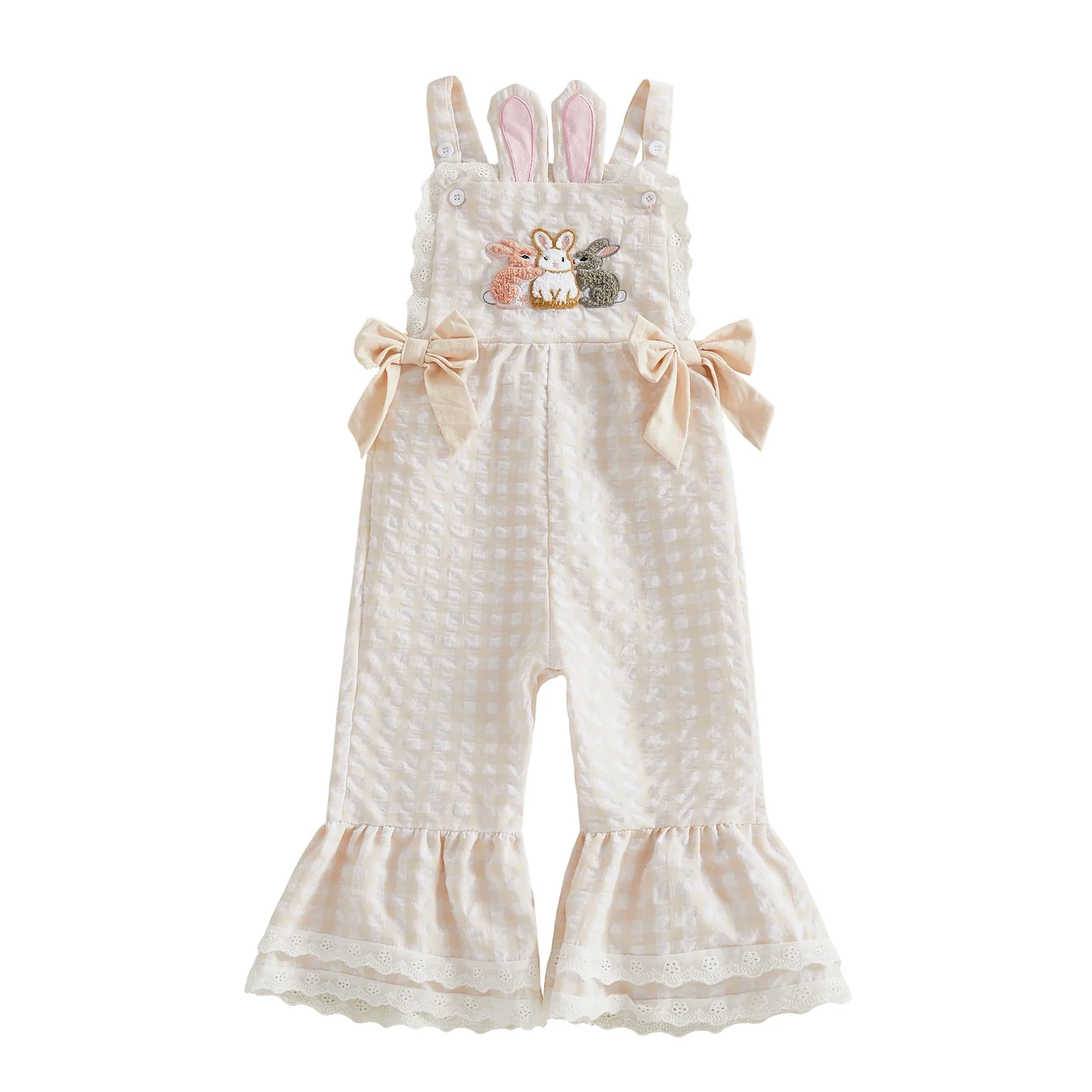 Easter Gingham Overalls - Image 9
