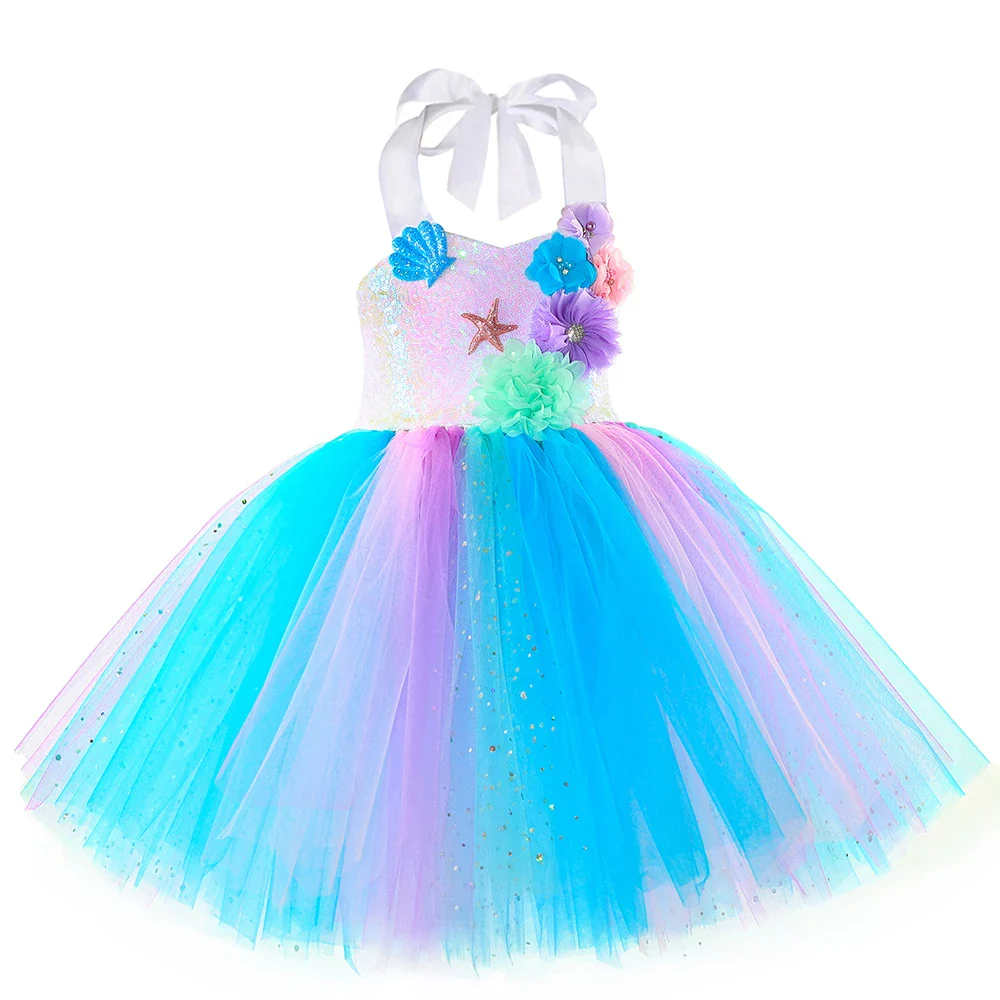 Floral Mermaid Dress - Image 11
