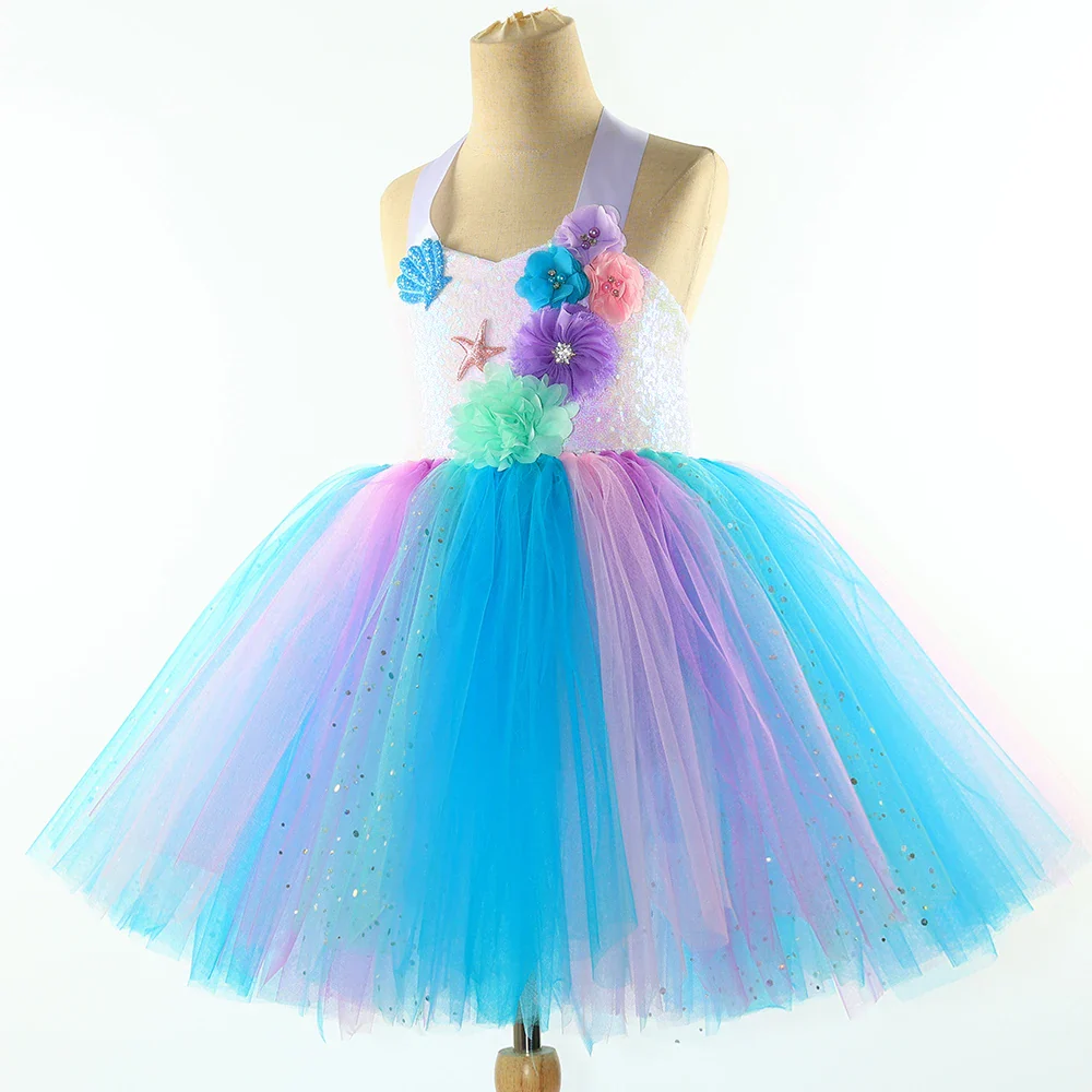 Floral Mermaid Dress - Image 4