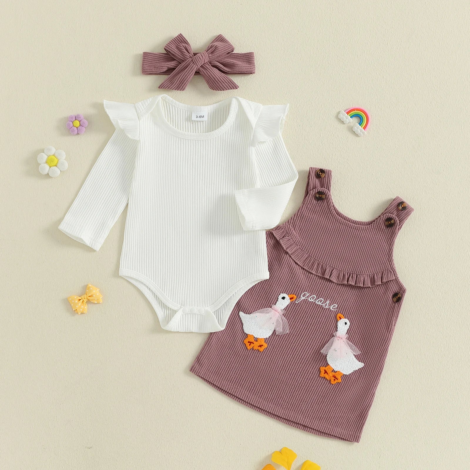 Goose & Gingam Dress Sets - Image 3