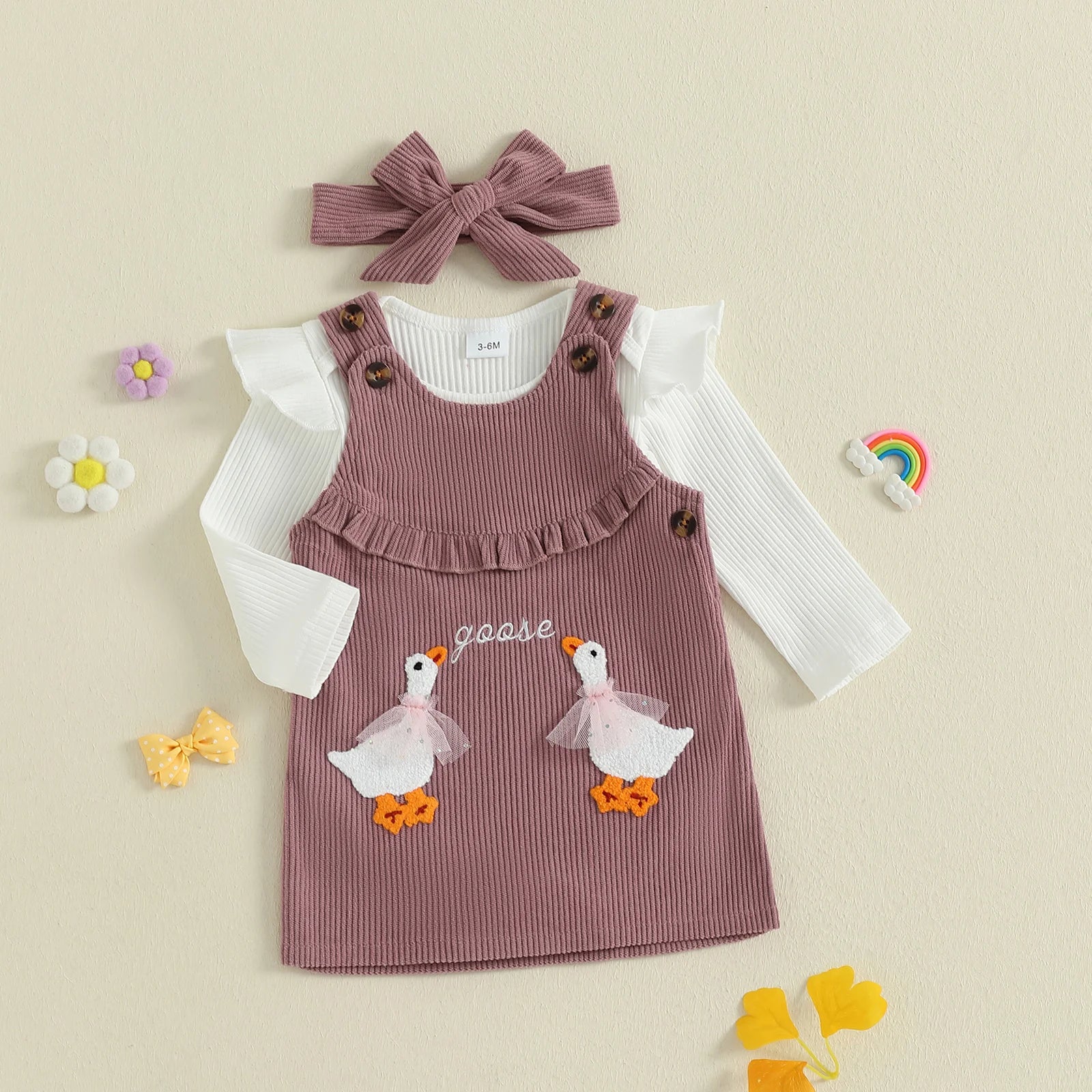 Goose & Gingam Dress Sets - Image 4