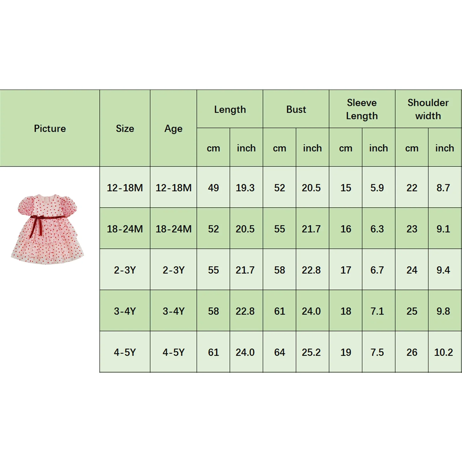 Little Hearts Dress - Image 6