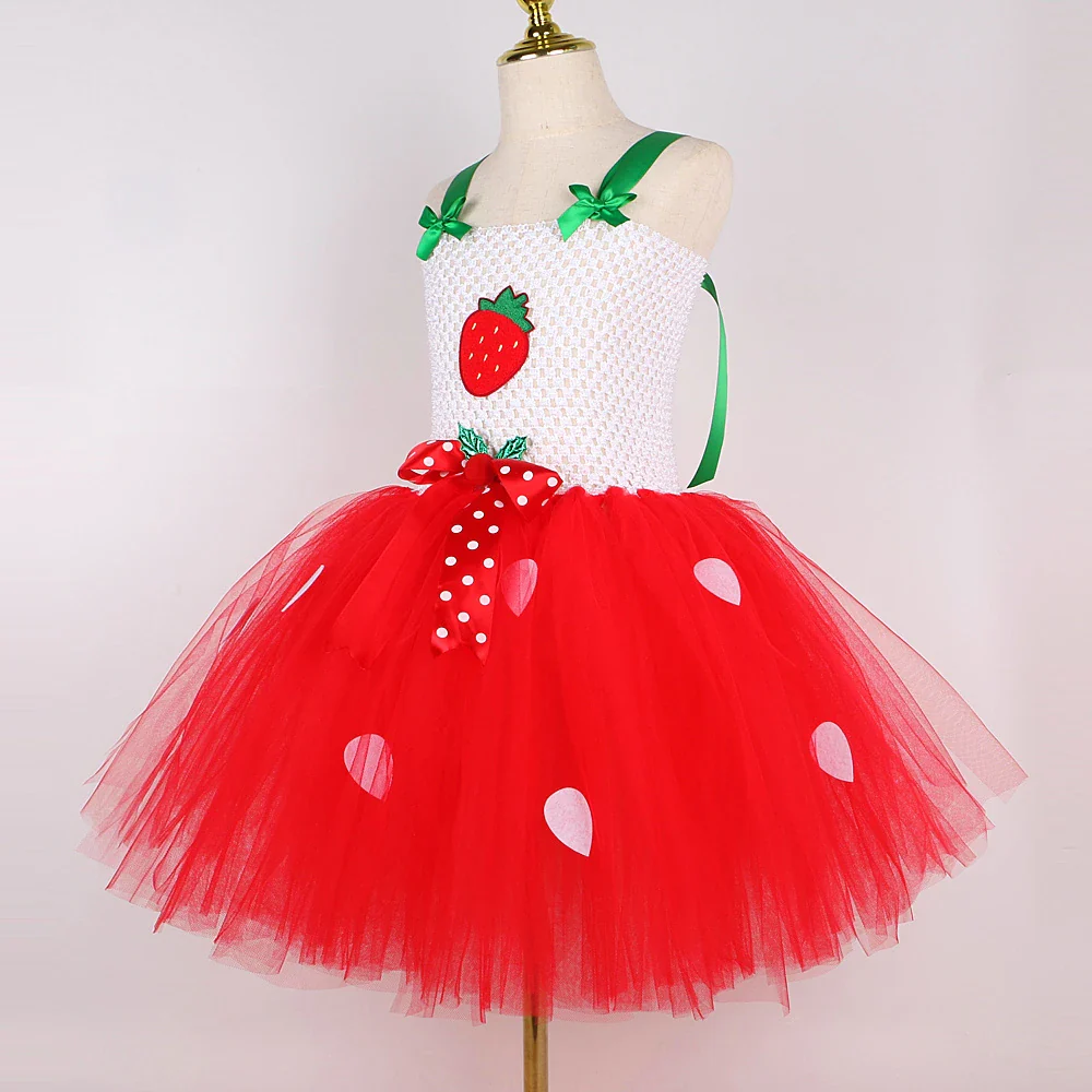 Strawberry Tutu Dress - Image 3